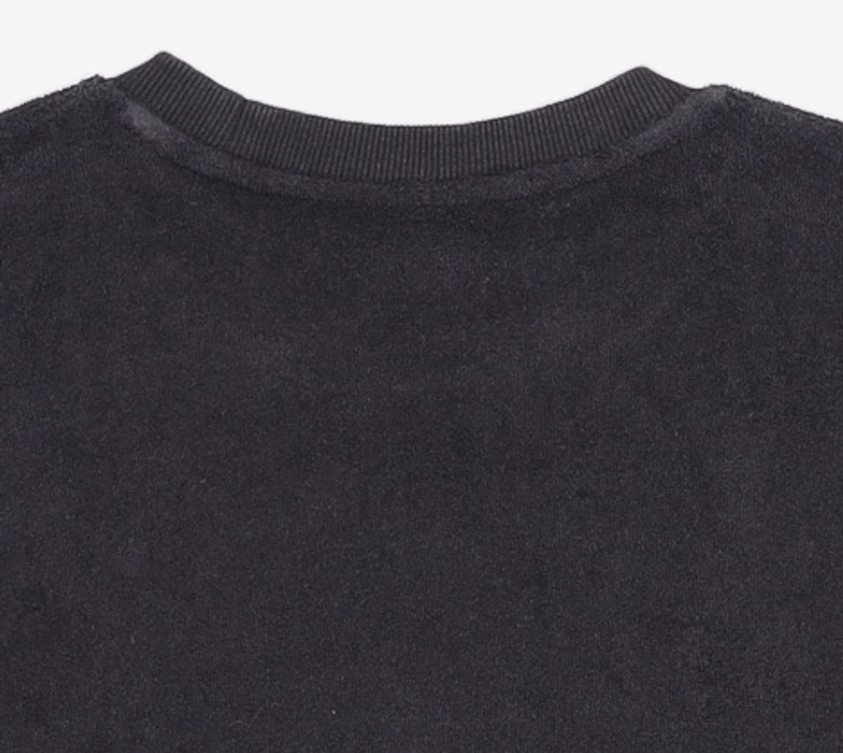 예일(YALE) TERRY EMBROIDERY TENNIS CREWNECK BLACK S