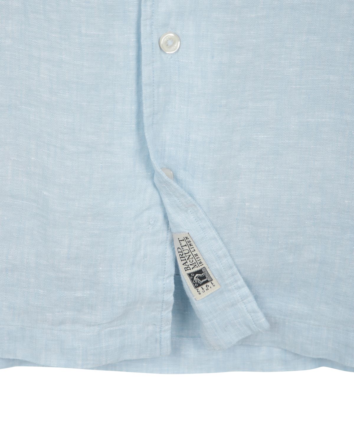 브룩스 브라더스(BROOKS BROTHERS) 베어드 맥넛 아이리쉬 린넨 캠프 셔츠 (블루) (BBTPMMG202)