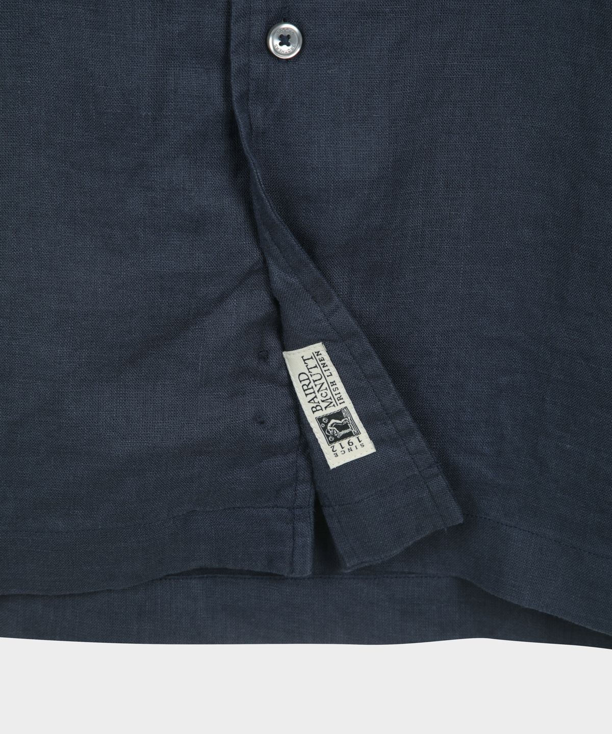 브룩스 브라더스(BROOKS BROTHERS) 베어드 맥넛 아이리쉬 린넨 캠프 셔츠 (네이비) (BBTPMMG202)