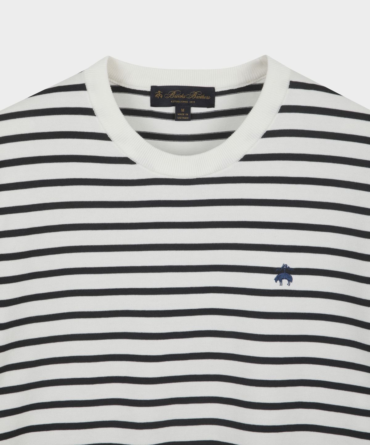 브룩스 브라더스(BROOKS BROTHERS) 스트라이프 풀오버 스웨터 (화이트) (BBWRMBG205)
