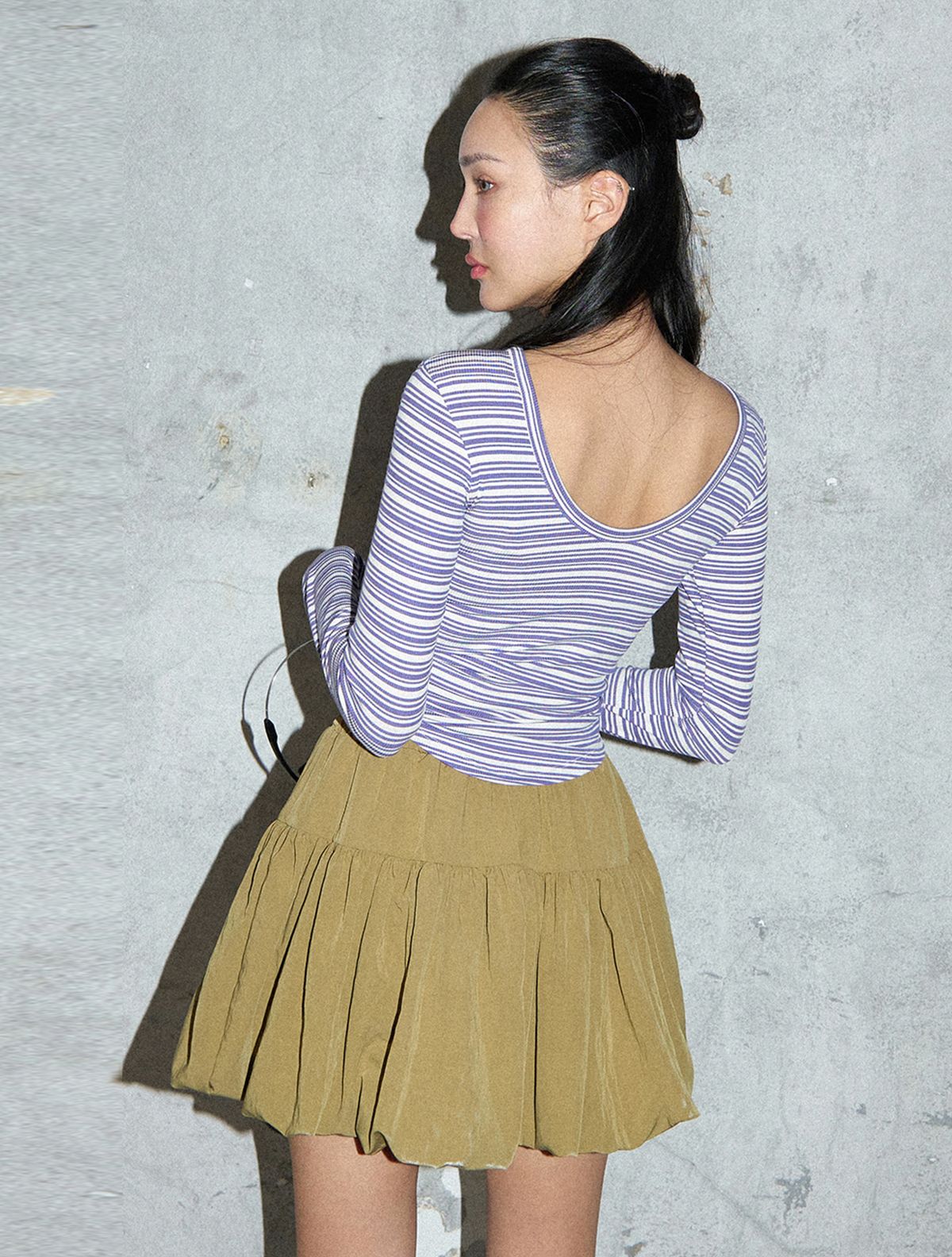 모르브13(MORVE13) 소피 펌킨 스커트 쇼츠(블랙)