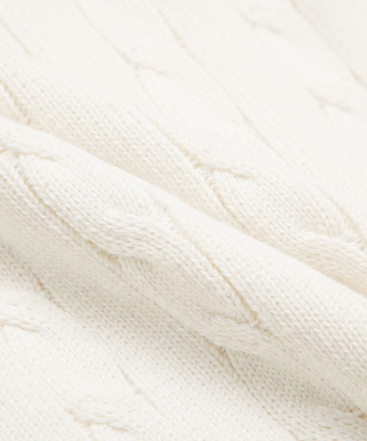 브룩스 브라더스(BROOKS BROTHERS) [여성] 코튼 케이블 풀오버 반팔 (화이트) (BBWRWBZ201)