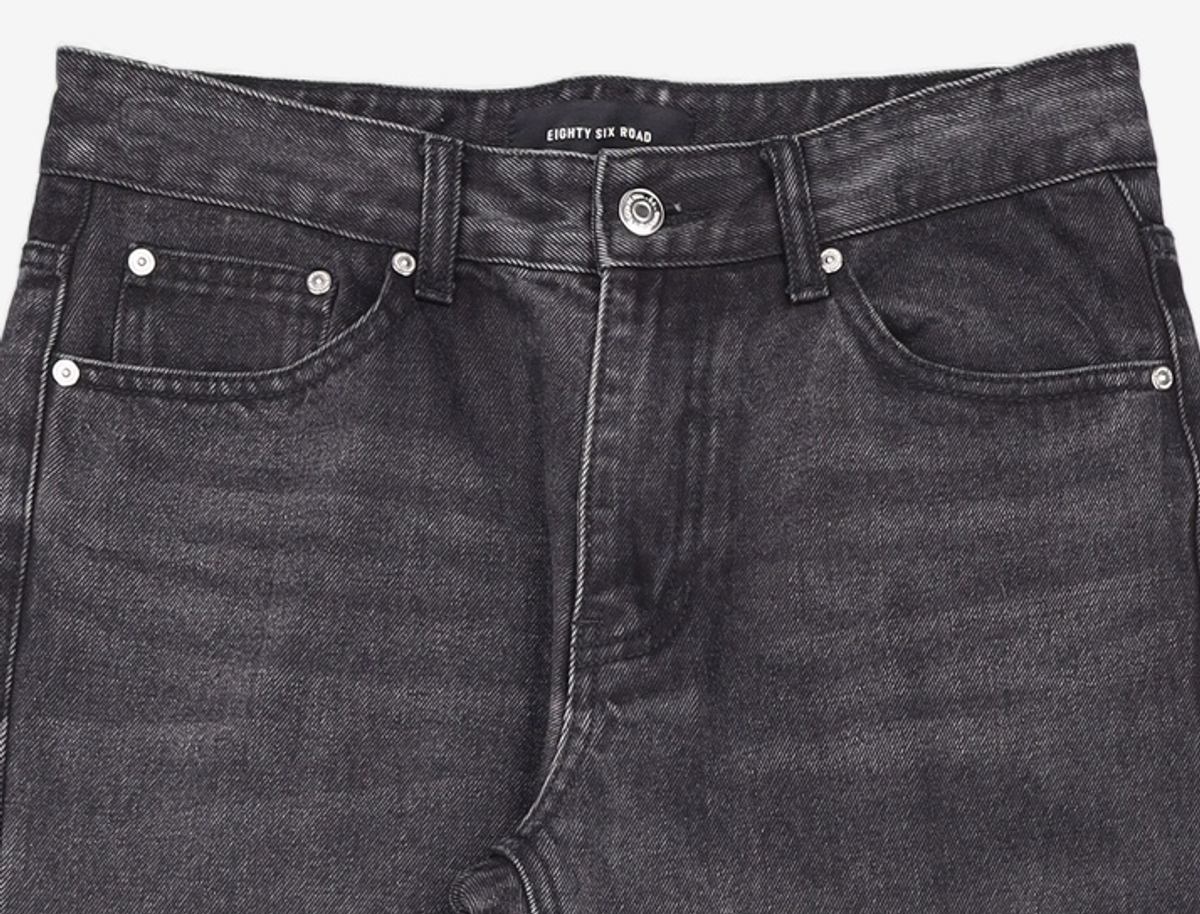 86로드(86ROAD) BLACK NORMAL CHIP / CROP TAPERED 30