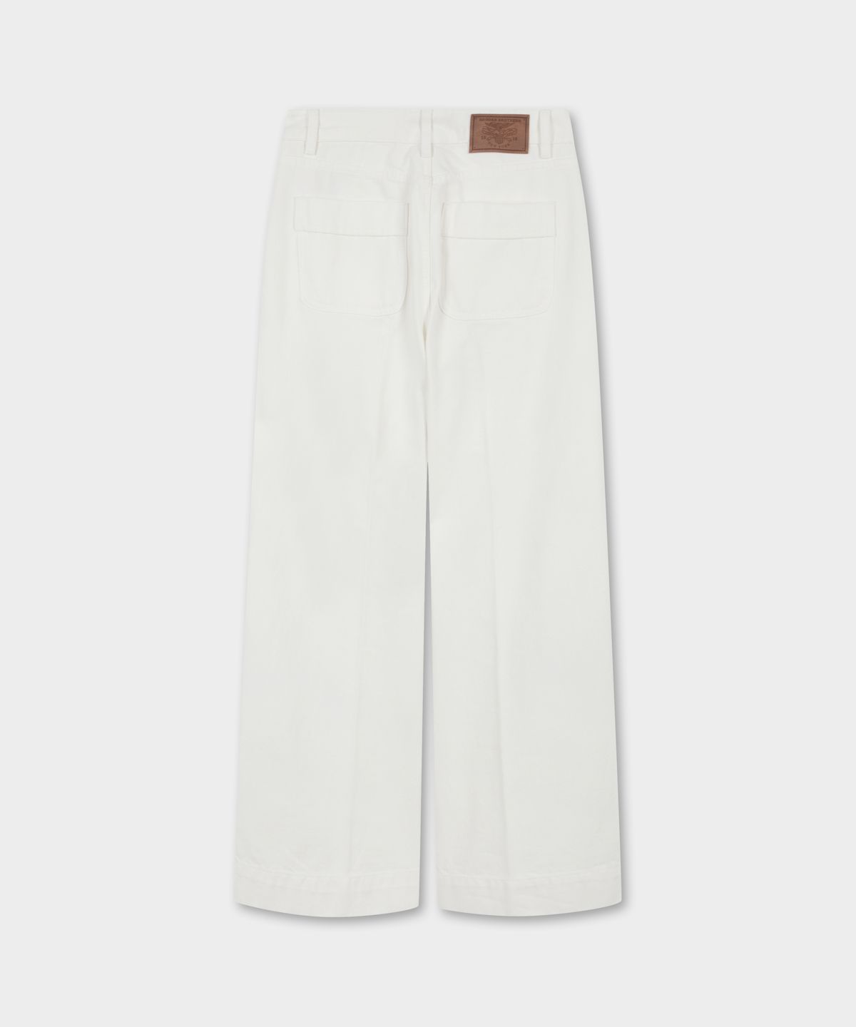 브룩스 브라더스(BROOKS BROTHERS) [여성] 포켓 화이트 데님 (화이트) (BBPDWBG101)