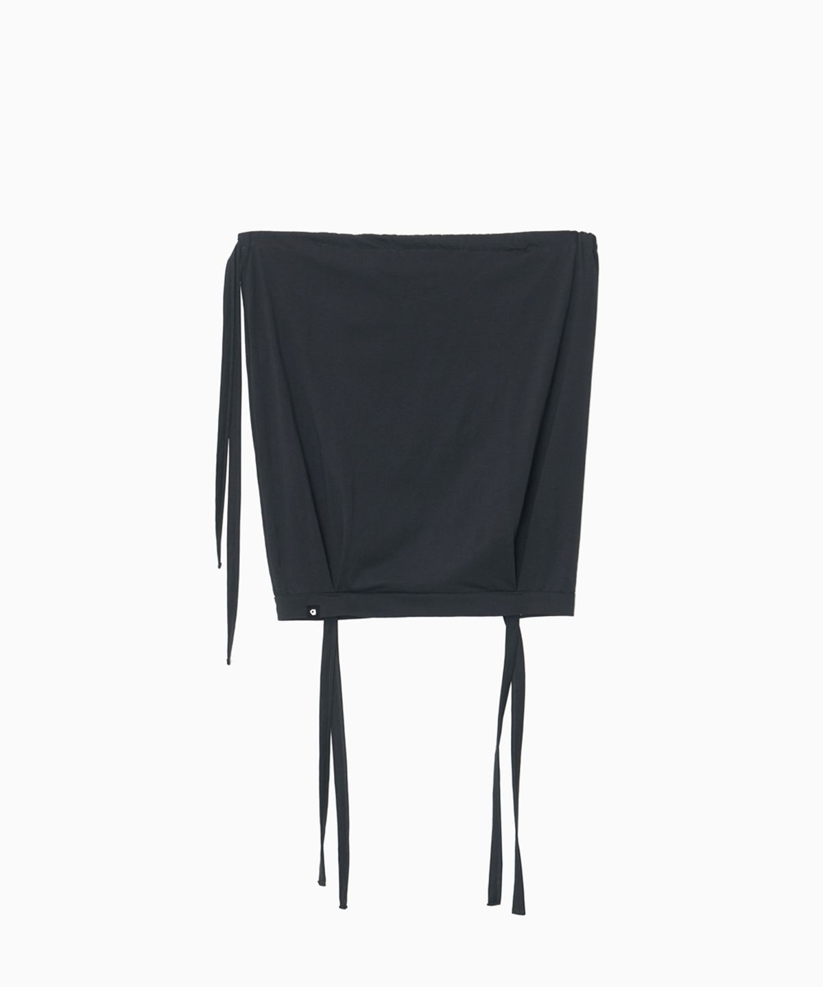 오헤시오(OHESHIO) TWO-WAY SHIRRING SLEEVELESS, CHARCOAL