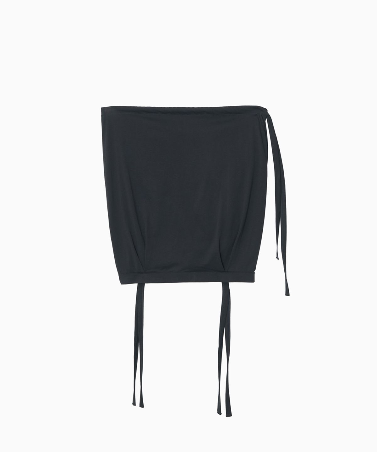 오헤시오(OHESHIO) TWO-WAY SHIRRING SLEEVELESS, CHARCOAL