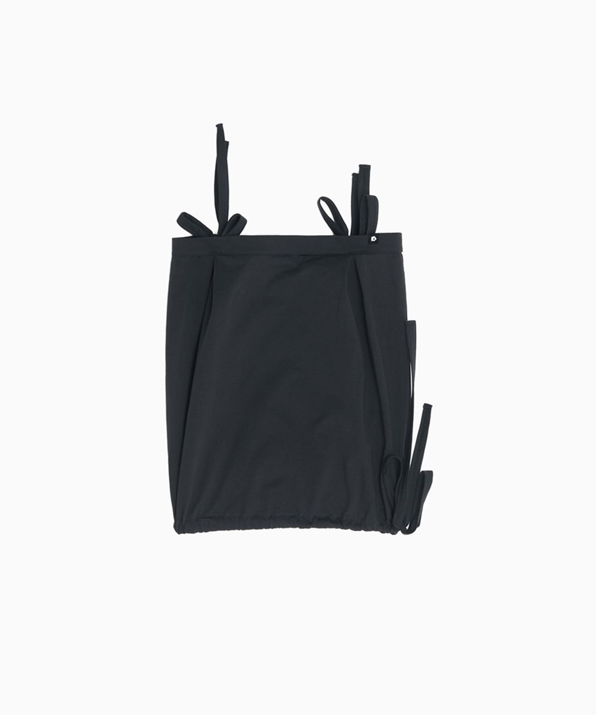 오헤시오(OHESHIO) TWO-WAY SHIRRING SLEEVELESS, CHARCOAL