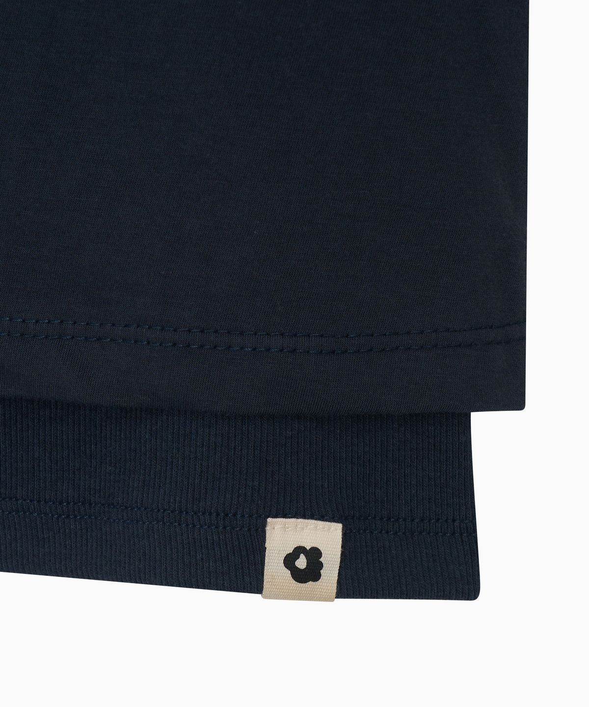 오헤시오(OHESHIO) TWO-WAY LAYERED T-SHIRT, NAVY