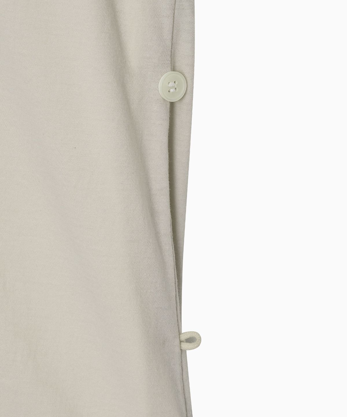오헤시오(OHESHIO) TWO-WAY LAYERED T-SHIRT, IVORY
