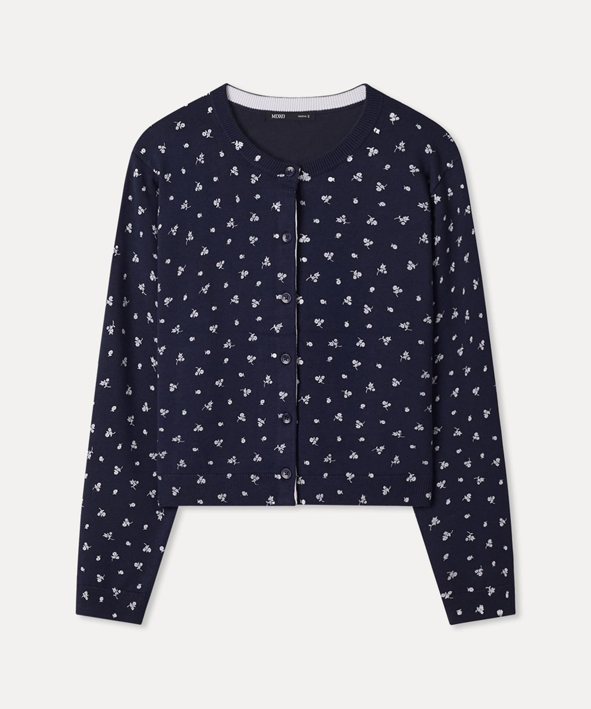 미쏘(MIXXO) 잔꽃 패턴 가디건_MIWCKG414T