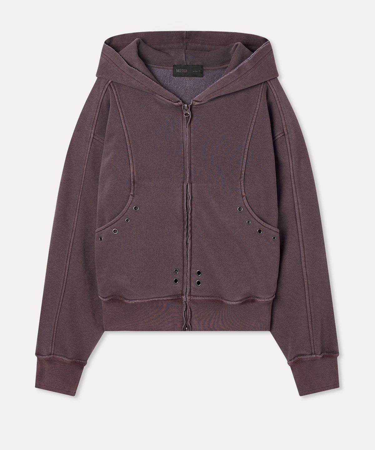 미쏘(MIXXO) 워시드 후드집업_MIWJMG416C