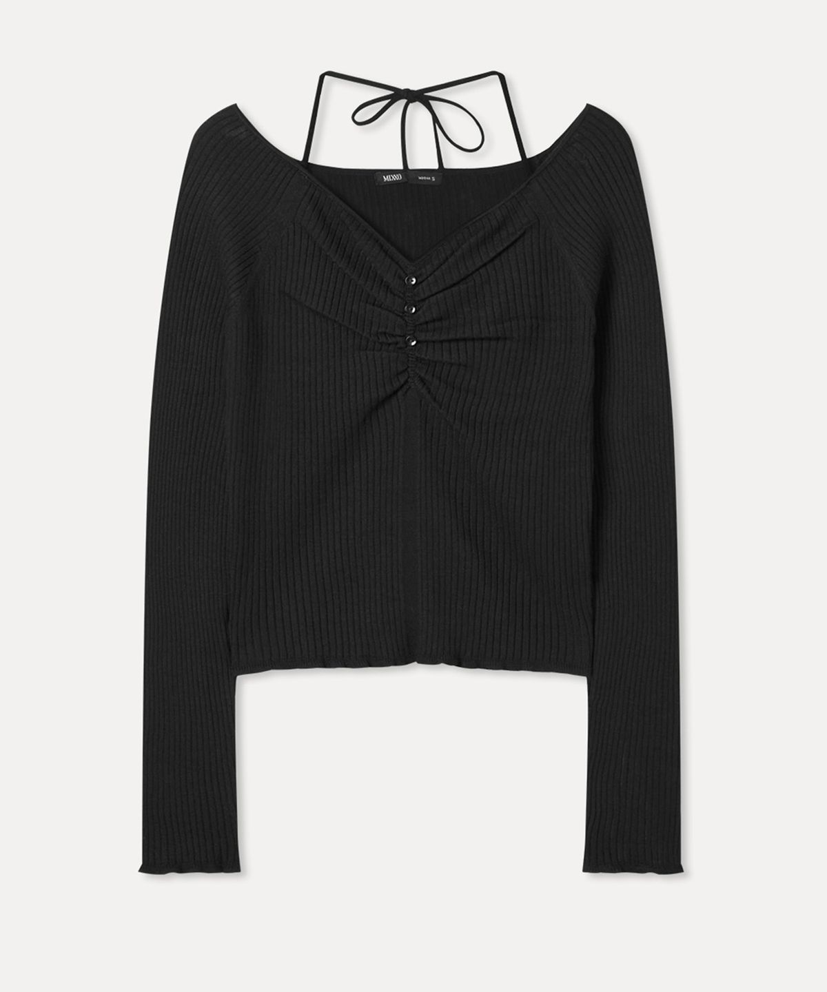 미쏘(MIXXO) 셔링 포인트 풀오버_MIWKAG421T