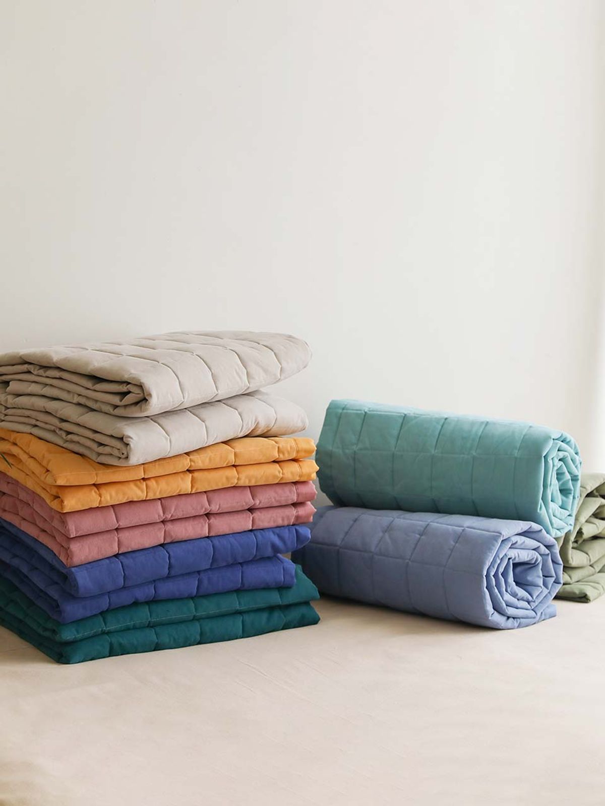 오리고(ORIGO) 셔벗 면 누빔 사계절 침대패드 8color 2size