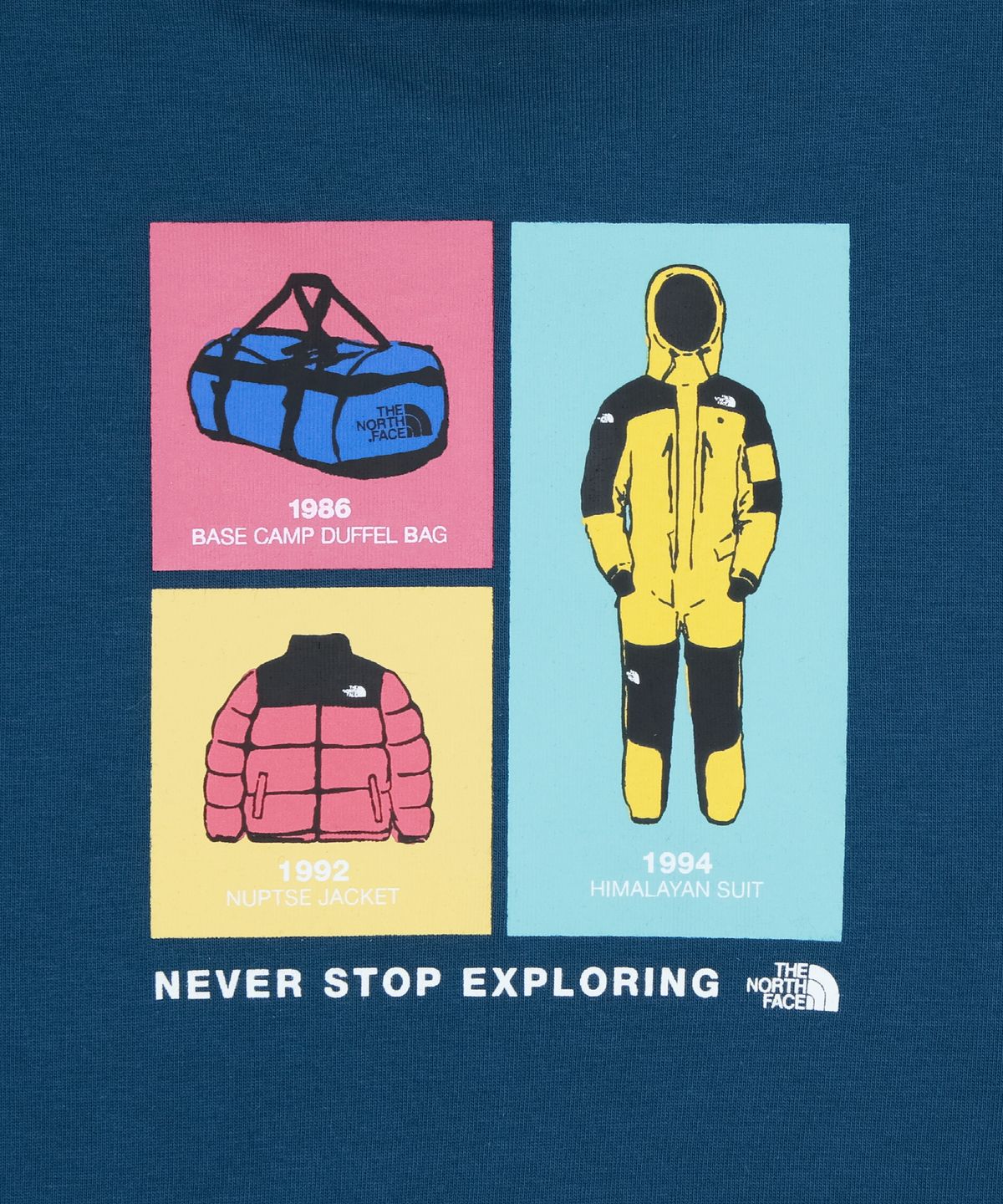 노스페이스 키즈(THE NORTH FACE KIDS) 키즈 엠블럼 아카이브 반팔 티 NT7US08U_LYB