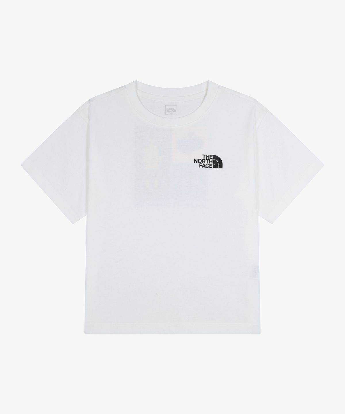 노스페이스 키즈(THE NORTH FACE KIDS) 키즈 엠블럼 아카이브 반팔 티 NT7US08T_WHT