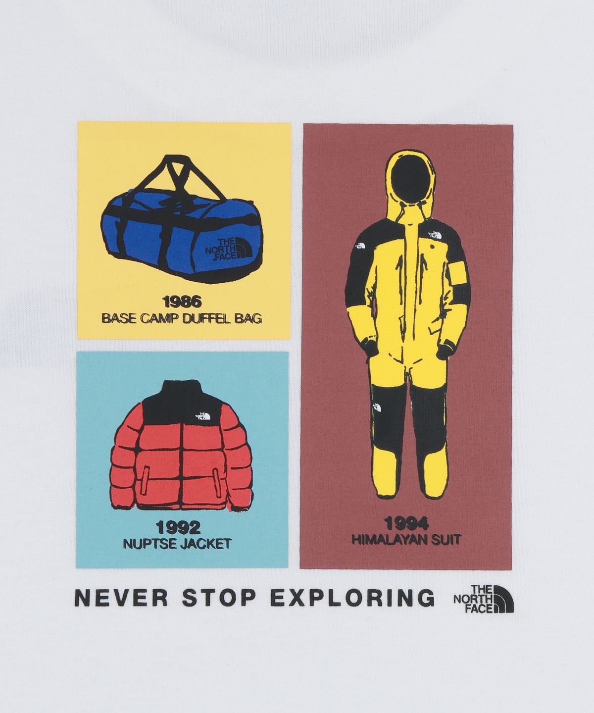 노스페이스 키즈(THE NORTH FACE KIDS) 키즈 엠블럼 아카이브 반팔 티 NT7US08T_WHT
