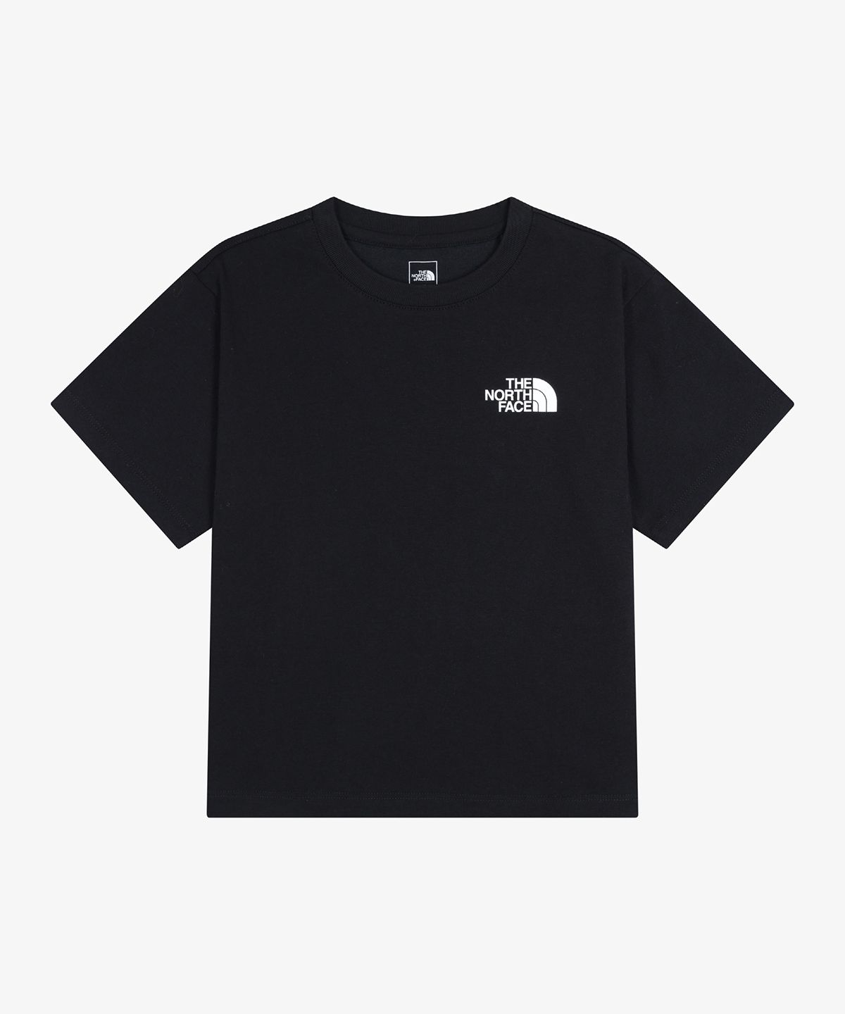 노스페이스 키즈(THE NORTH FACE KIDS) 키즈 엠블럼 아카이브 반팔 티 NT7US08S_BLK