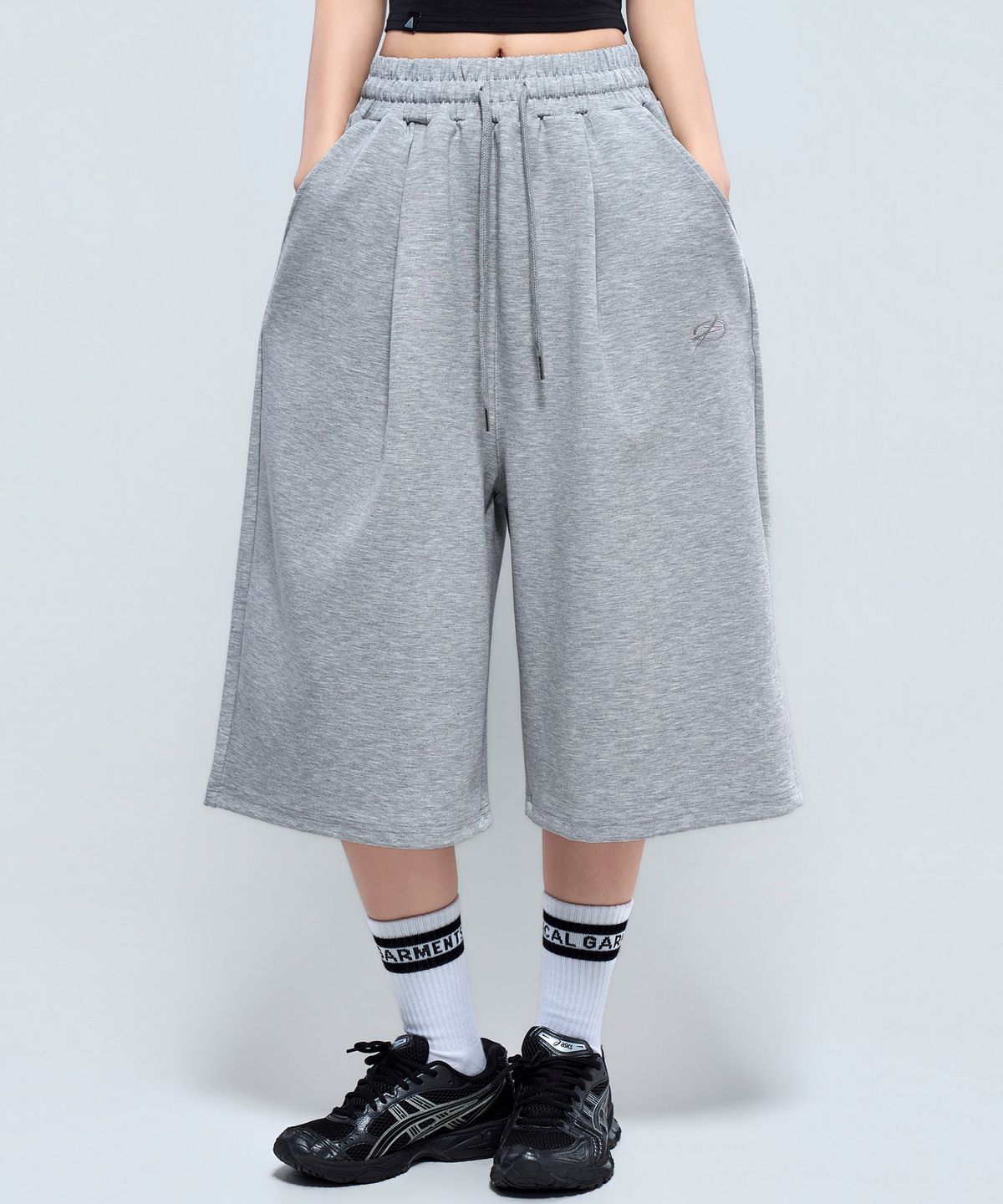 피지컬가먼츠(PHYSICAL GARMENTS) P2628 강연 텐션 핀턱 버뮤다팬츠 [4COLOR]