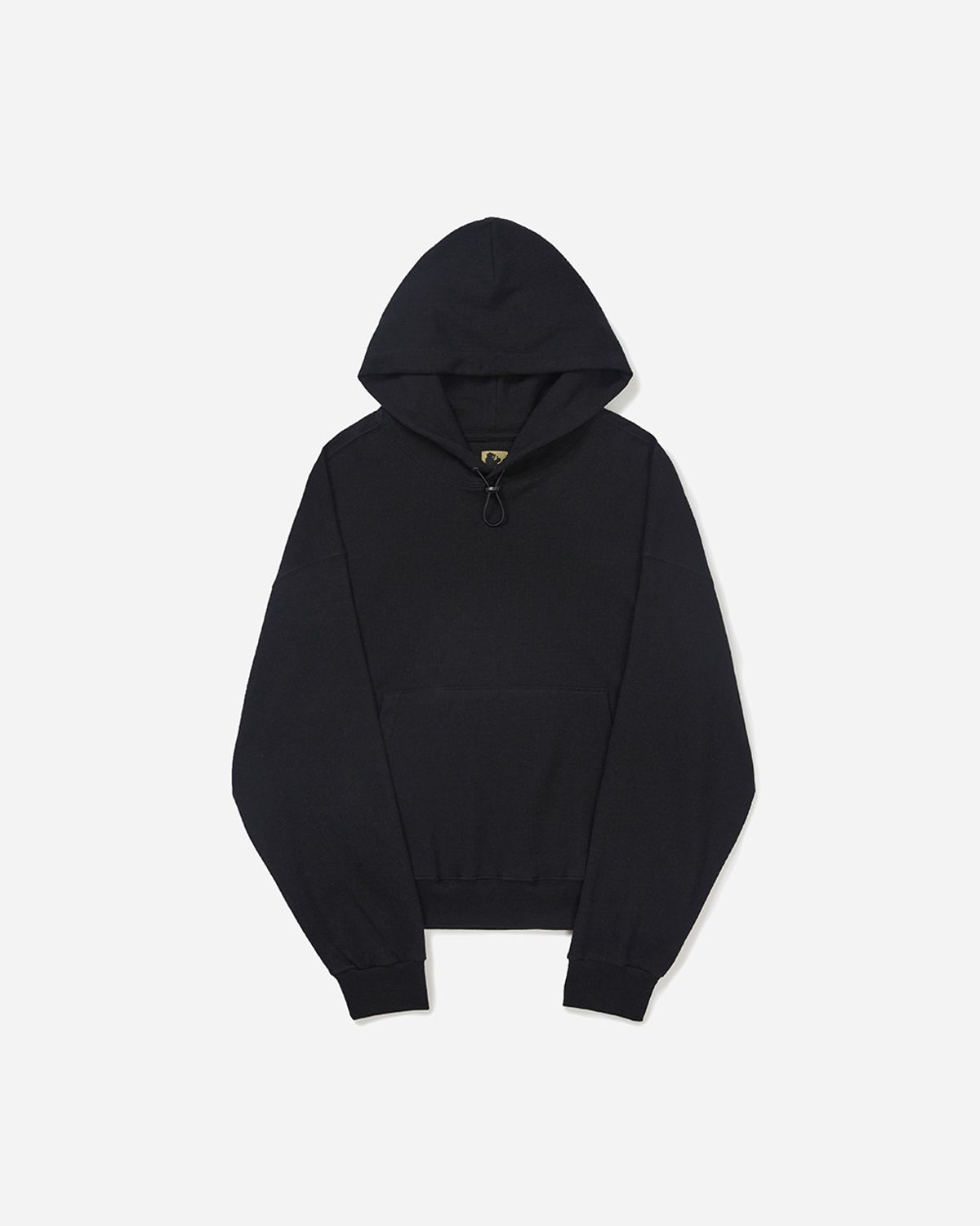 사일런트실러블(SILENTSYLLABLE) Cord waffle hoodie / Black