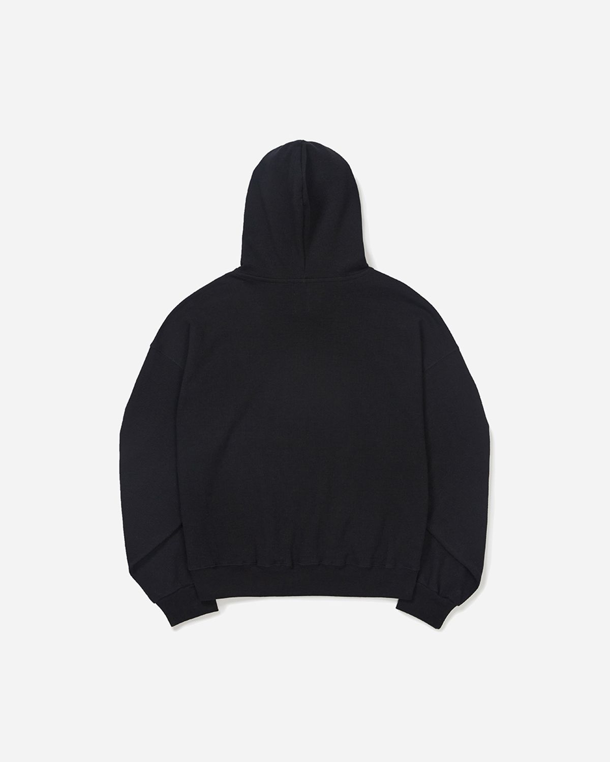 사일런트실러블(SILENTSYLLABLE) Cord waffle hoodie / Black
