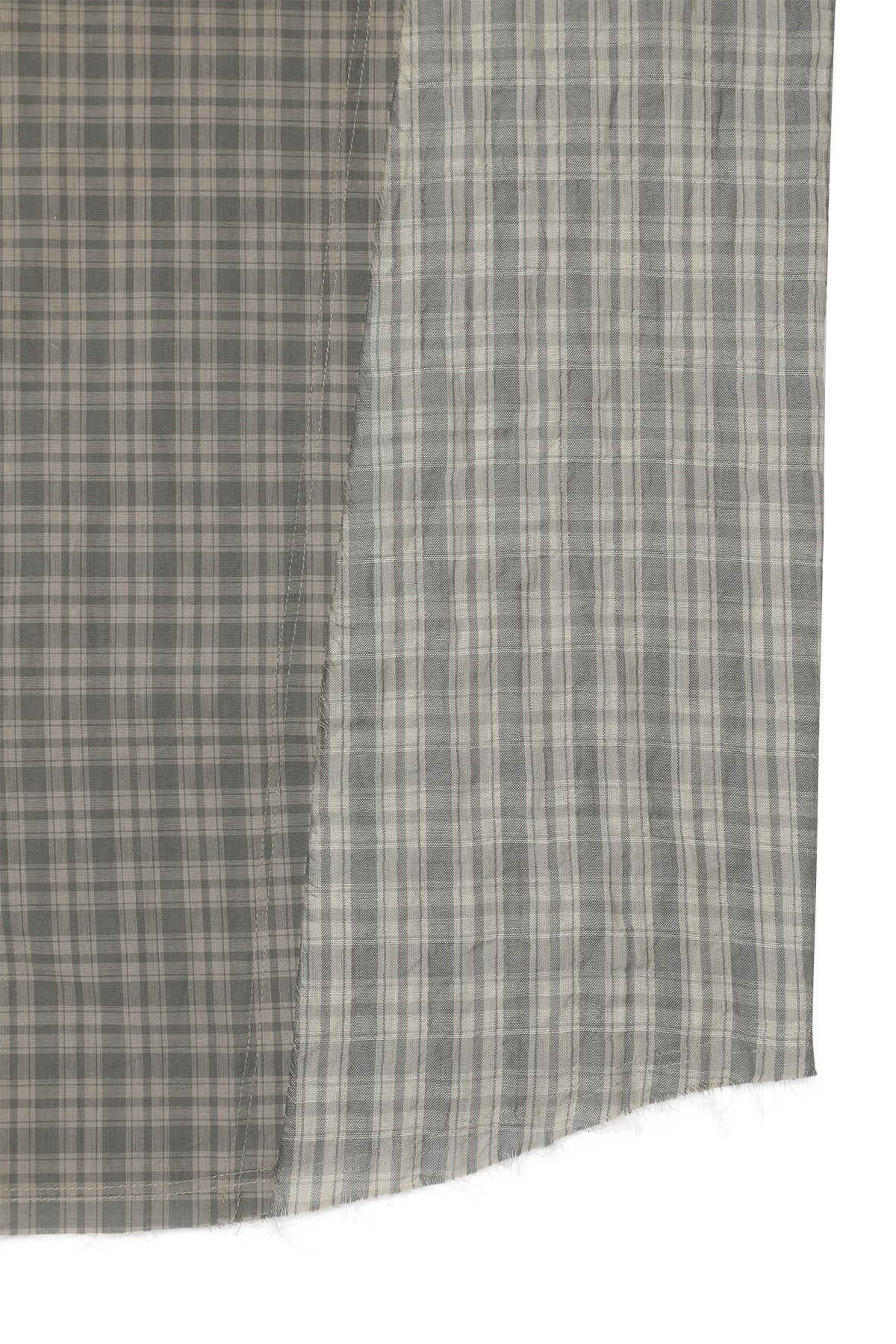 다이닛(DEINET) CHECKERED POINT OVERFIT SHIRT IN SKY BLUE