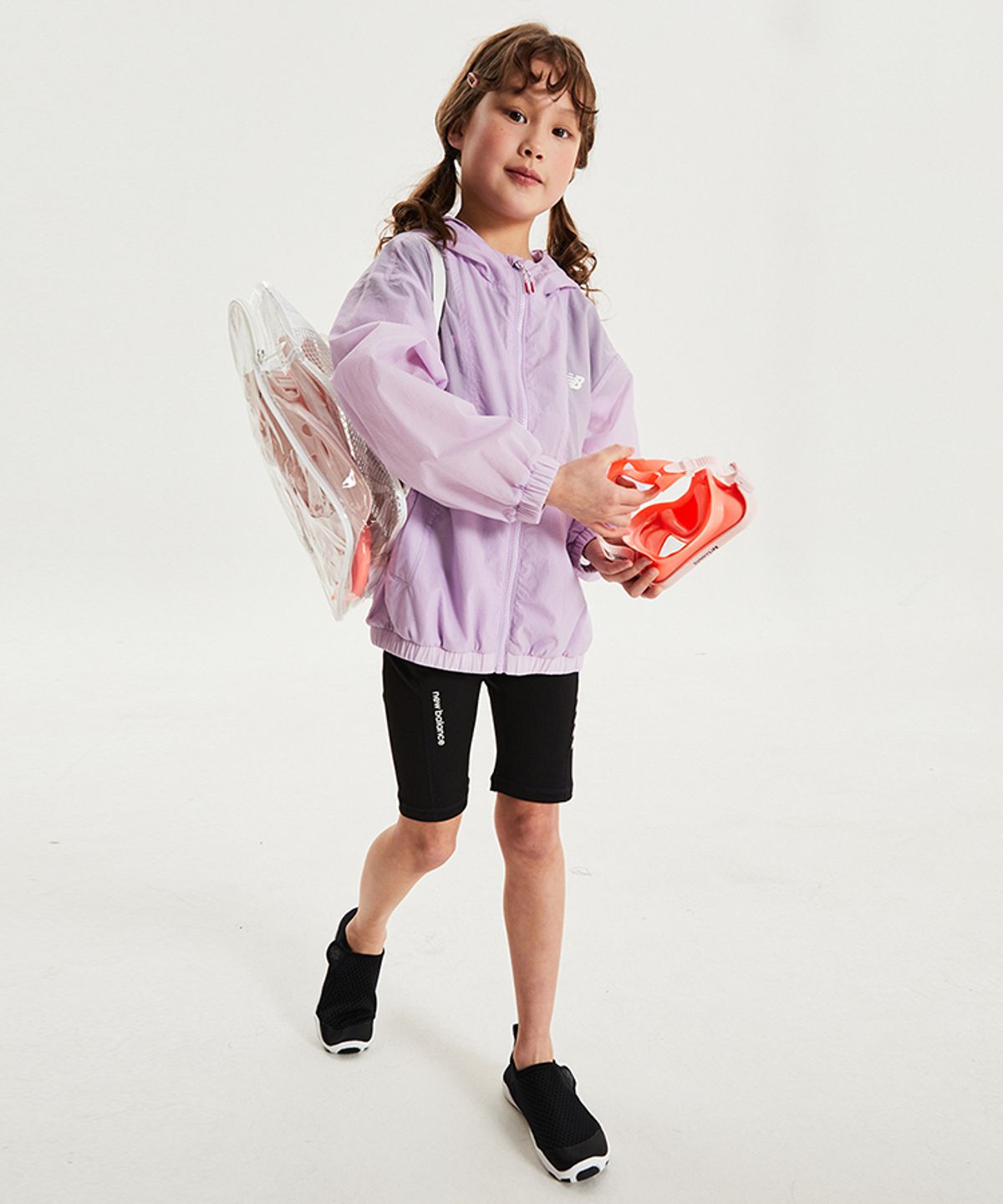 뉴발란스 키즈(NEWBALANCEKIDS) ESSENTIAL_아동 5부 레깅스 NK9RG2105U19