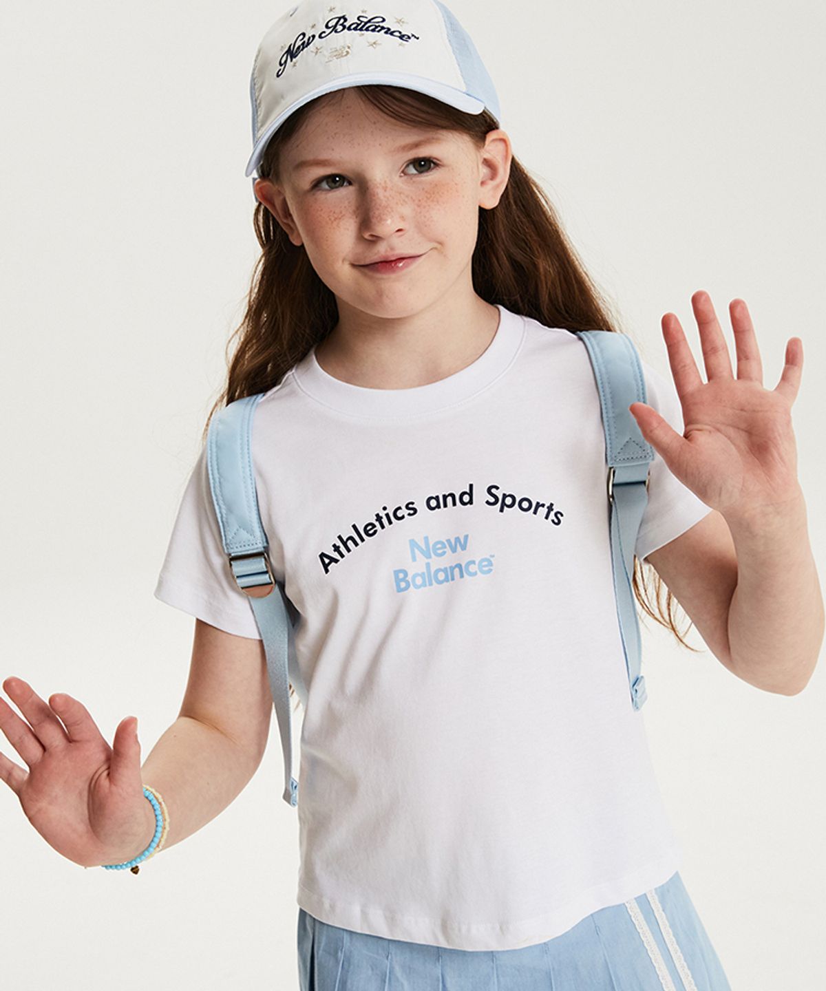 뉴발란스 키즈(NEWBALANCEKIDS) NBSC_아동 슬림핏 솔리드 반팔티 NK9EG2772G10
