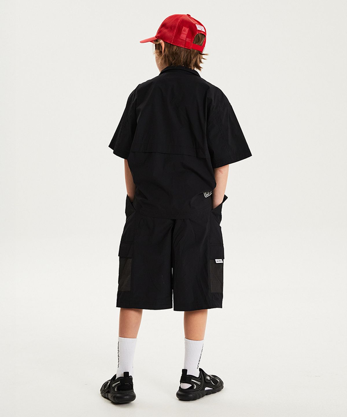 뉴발란스 키즈(NEWBALANCEKIDS) NBSC_아동 우븐스트레치 반팔 셔켓 NK9DG2771U19