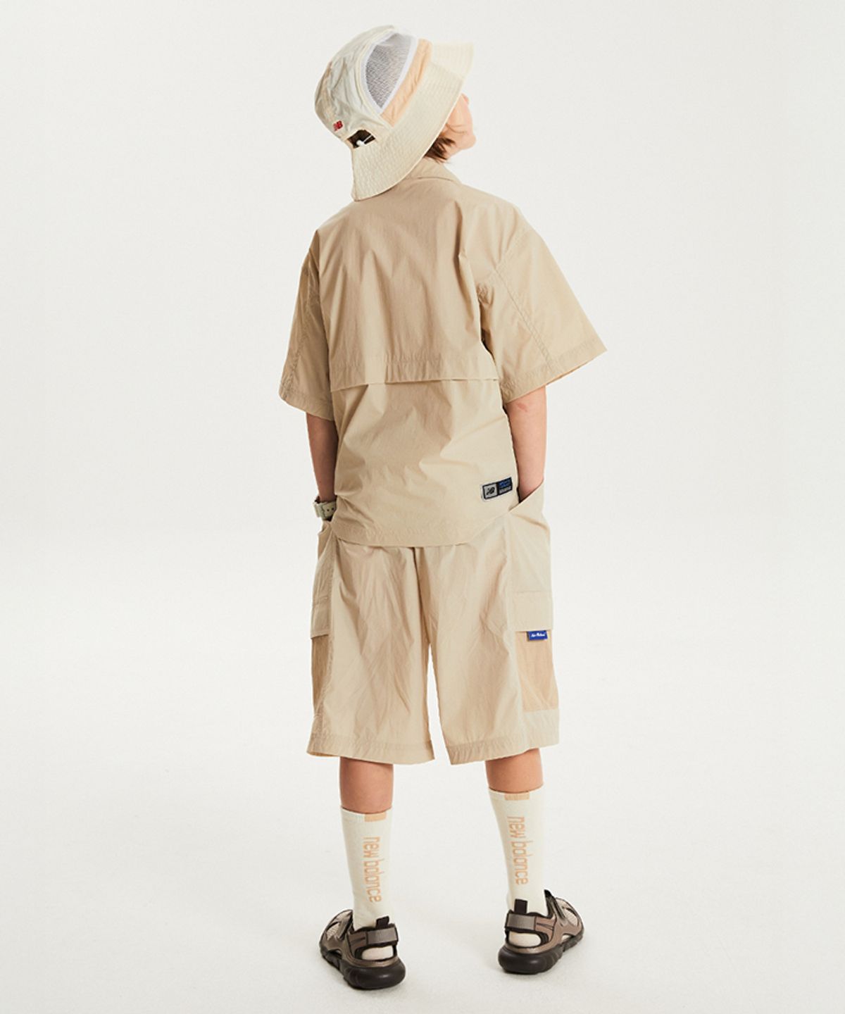 뉴발란스 키즈(NEWBALANCEKIDS) NBSC_아동 우븐스트레치 반팔 셔켓 NK9DG2771U35
