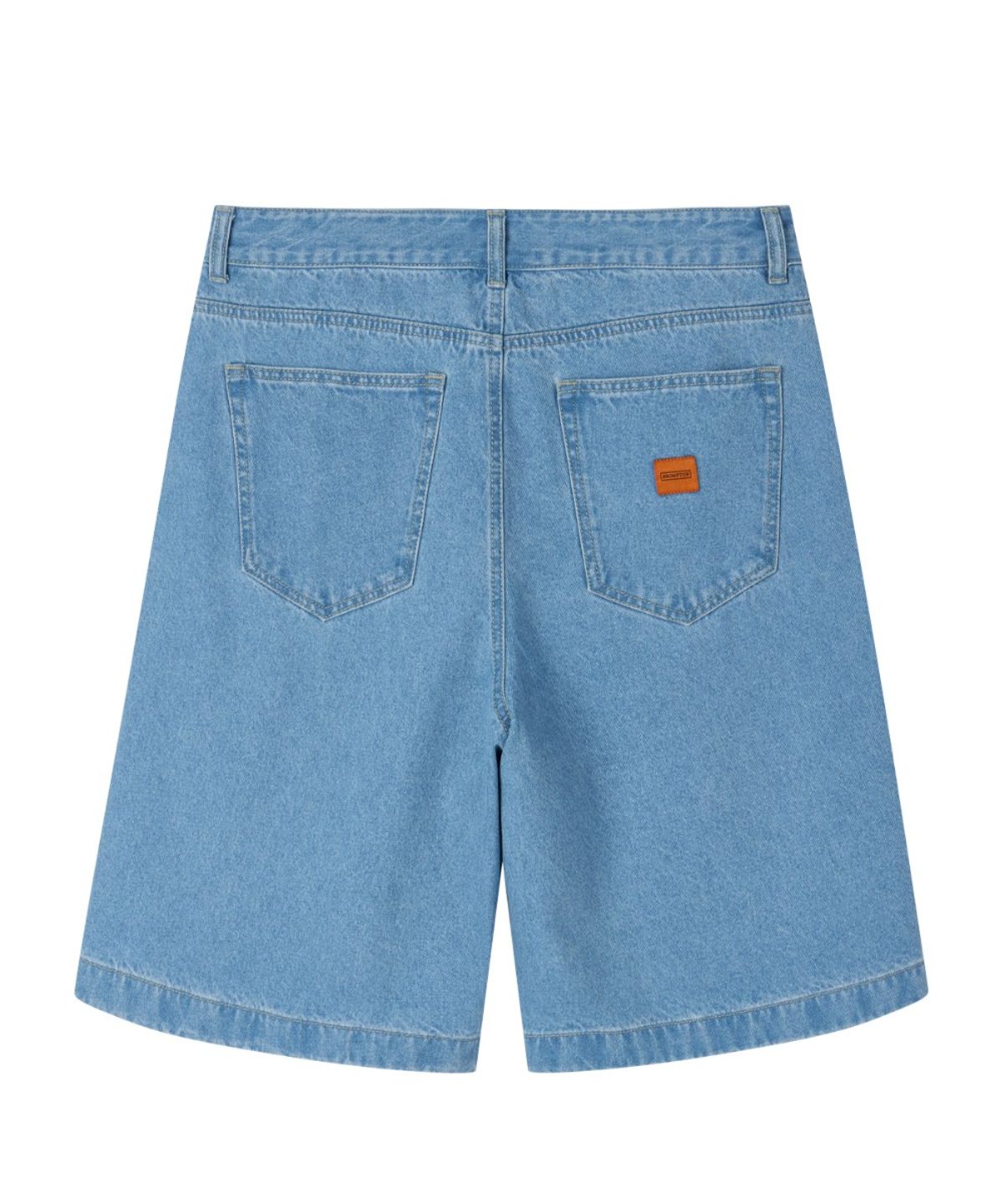 브롬톤 런던(BROMPTON LONDON) DENIM TWO TUCK HALF TROUSERS - L/BLUE (P262UDP435)