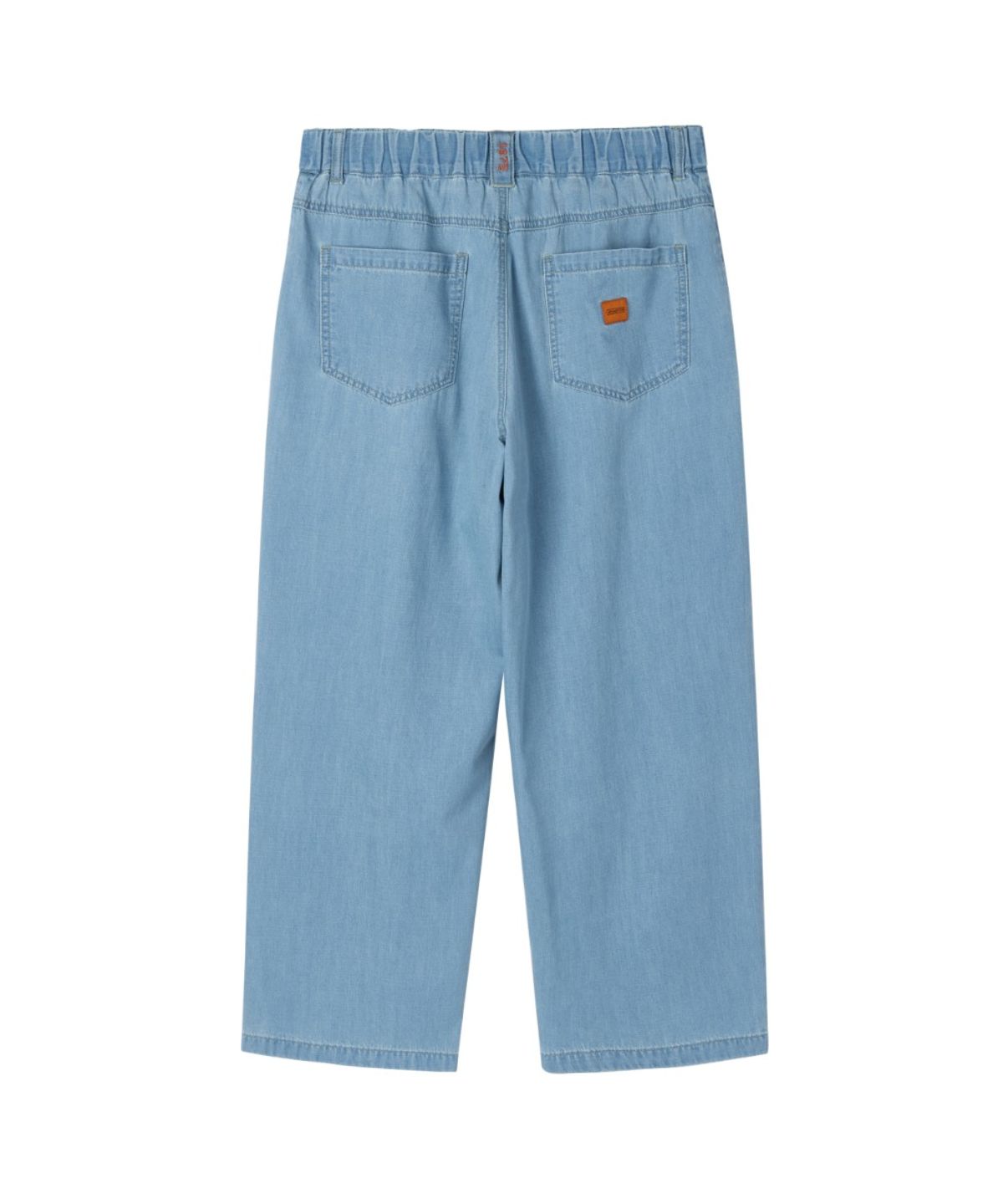 브롬톤 런던(BROMPTON LONDON) HALF BANDING ONE TUCK DENIM TROUSERS - L/BLUE (P262UDP481)
