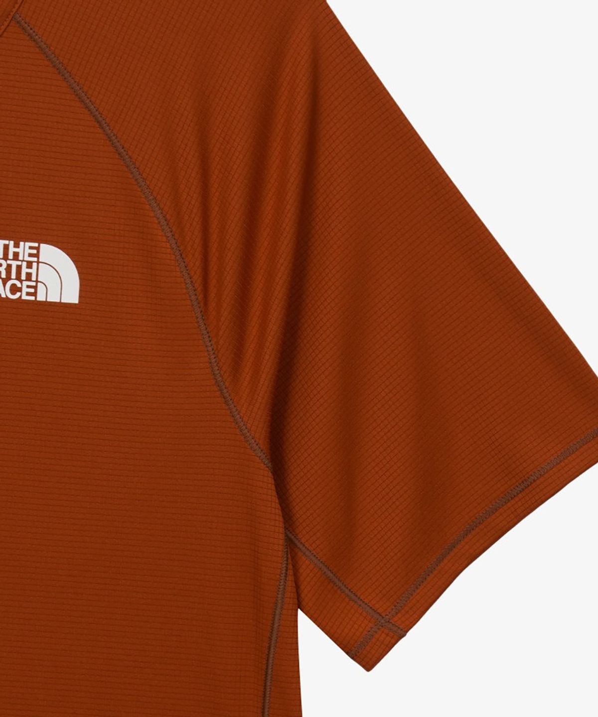 노스페이스(THE NORTH FACE) NT7US12A 남성 썬라이저 반팔 티 DARK ORANGE