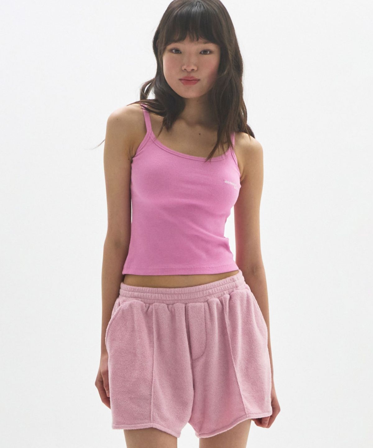 문선 아카이브(MOONSUN ARCHIVE) M.C Classic Logo Sleeveless Top / PINK