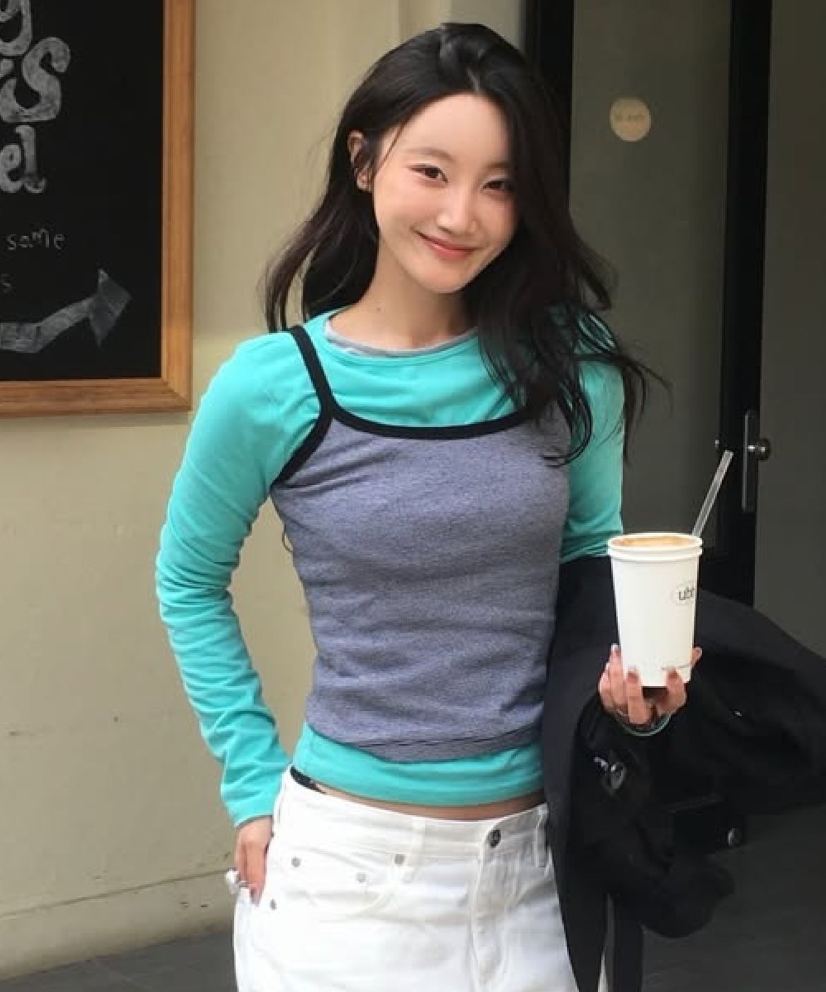 문선 아카이브(MOONSUN ARCHIVE) M.C Stripe Sleeveless Top / BLACK STRIPE