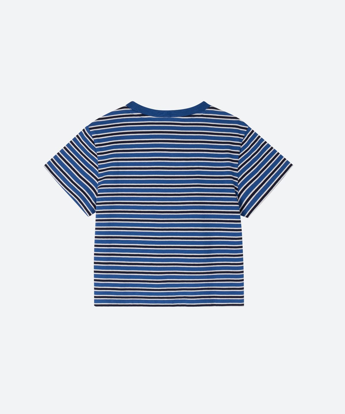 문선 아카이브(MOONSUN ARCHIVE) M.C Stripe Baby T-Shirt / BLUE STRIPE