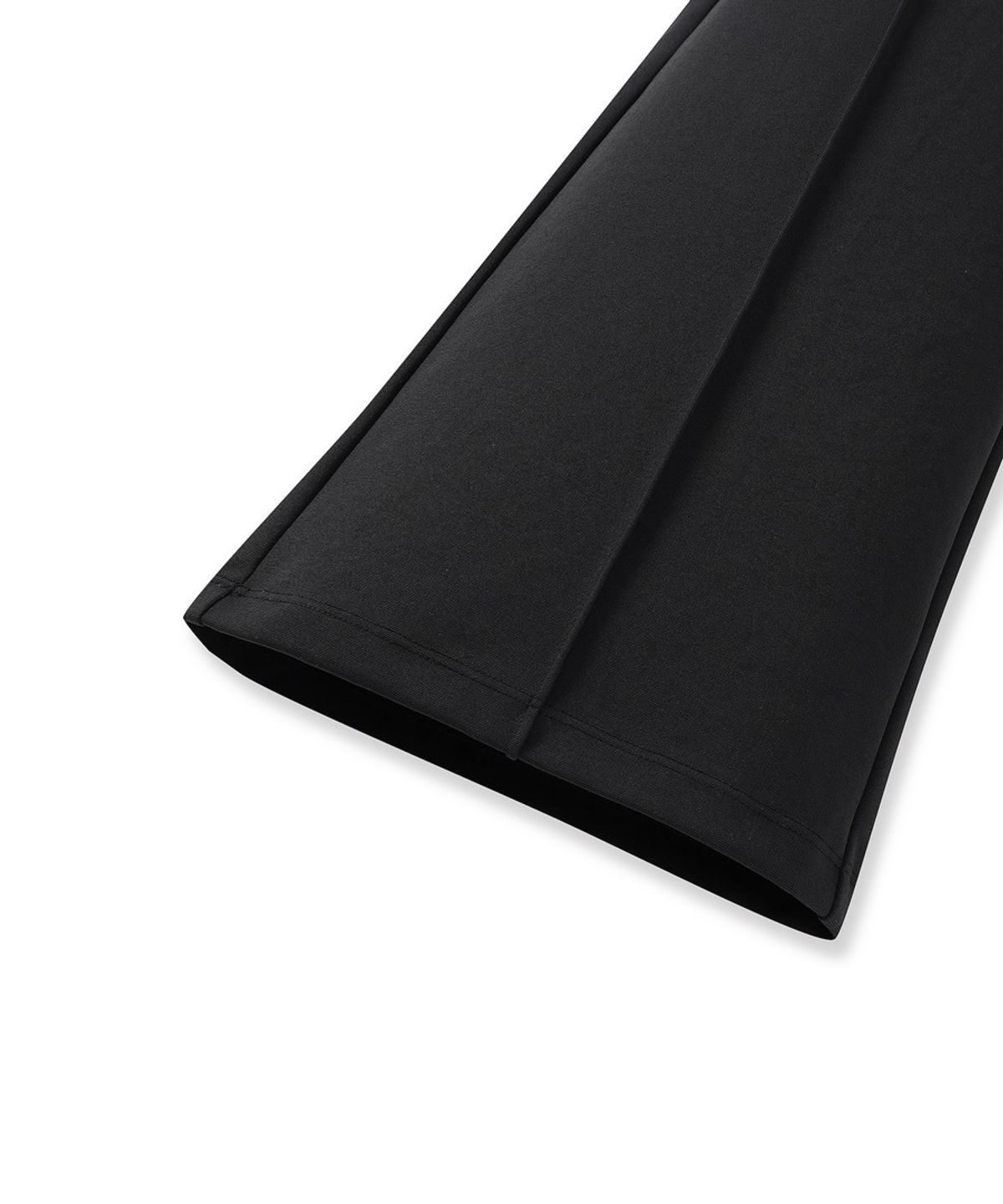 디스커버리 익스페디션(DISCOVERY EXPEDITION) 여성 프레시벤트 니트 트레이닝 세미와이드 팬츠 (BLACK)