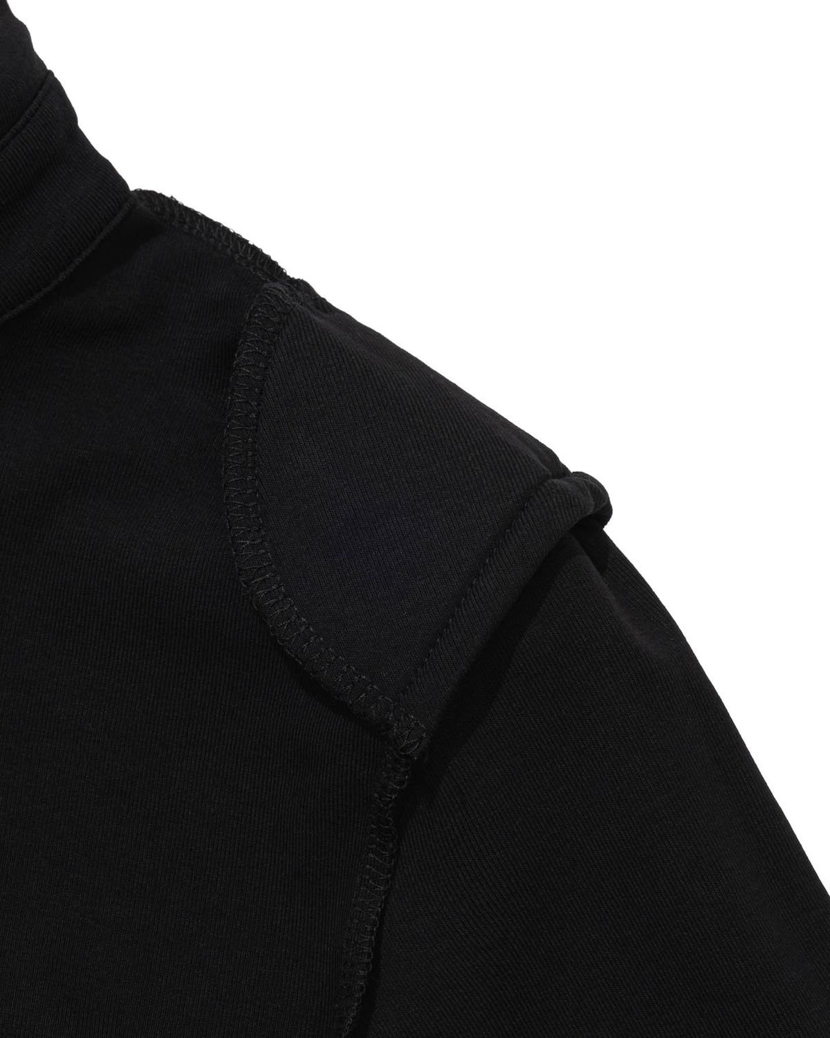 모아(MOAA) Gathered Form Shirt (BLACK)