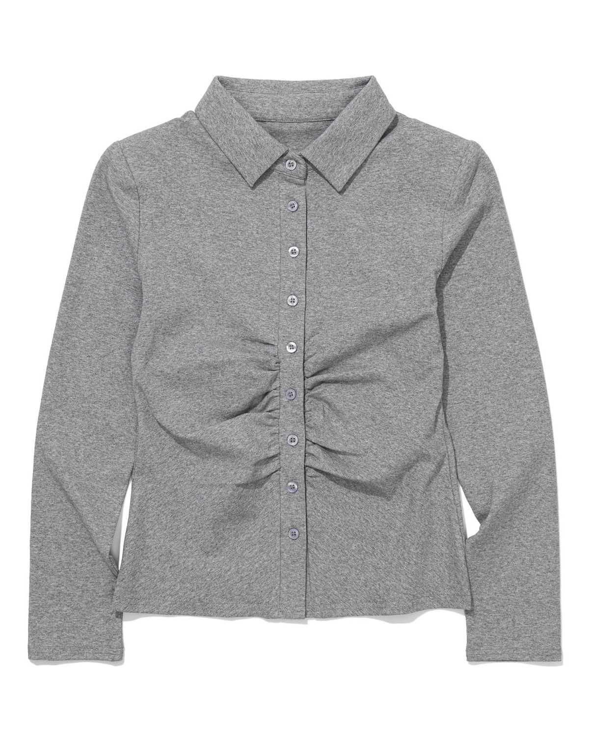 모아(MOAA) Gathered Form Shirt (BLACK)