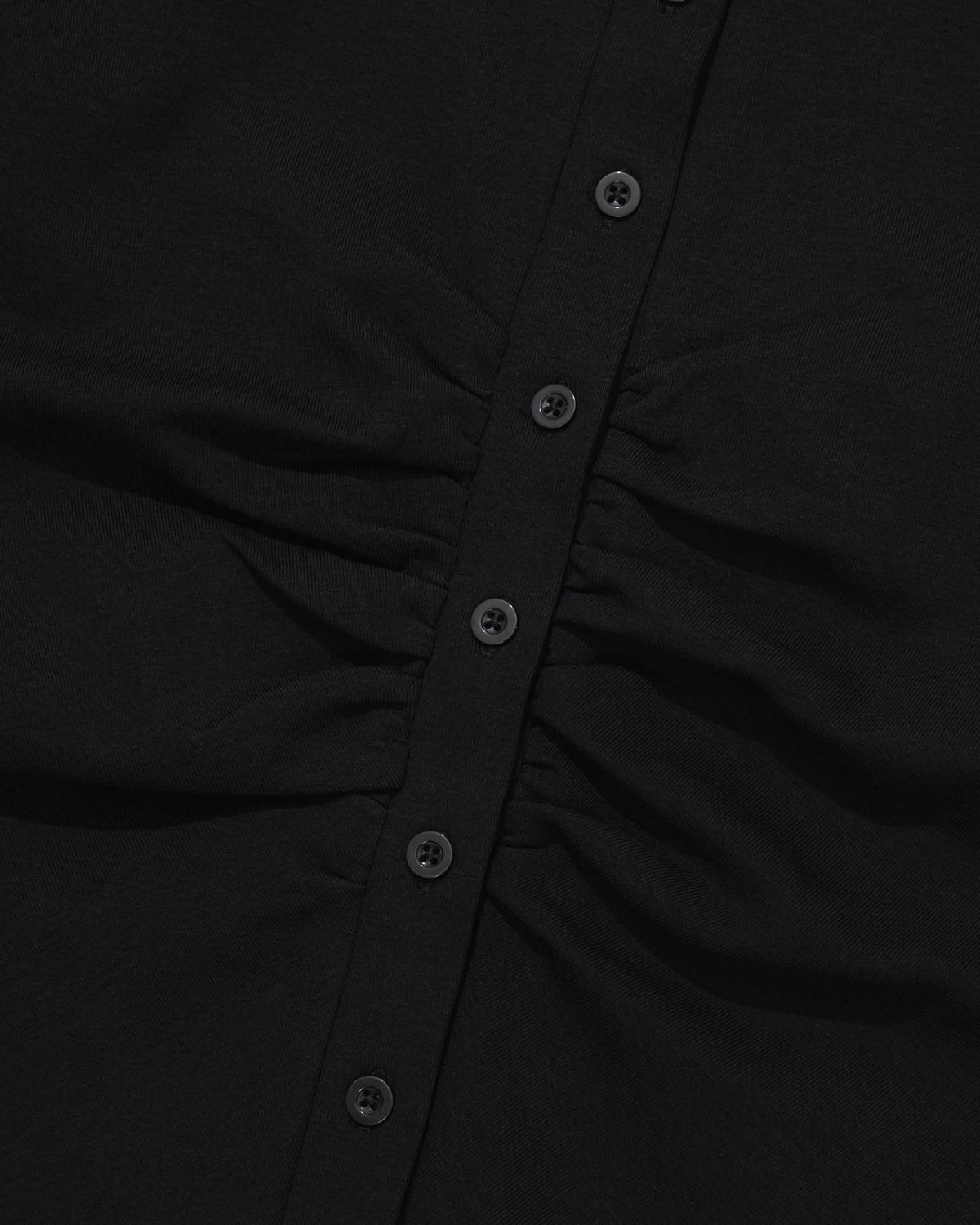 모아(MOAA) Gathered Form Shirt (MELANGE STONE)