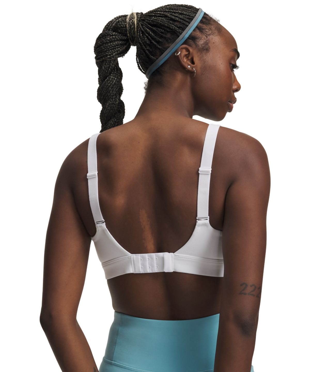 언더아머(UNDERARMOUR) 여성 에포트리스 하이 스포츠 브라 6011263-100