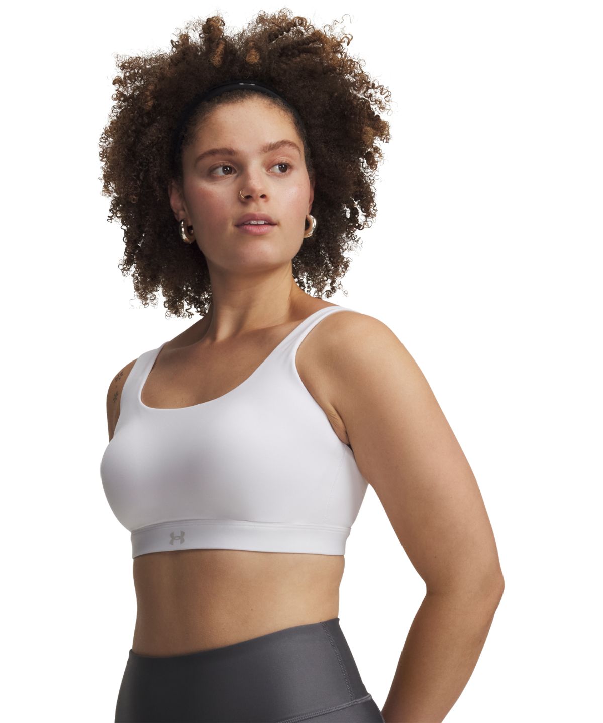 언더아머(UNDERARMOUR) 여성 에포트리스 하이 스포츠 브라 6011263-100