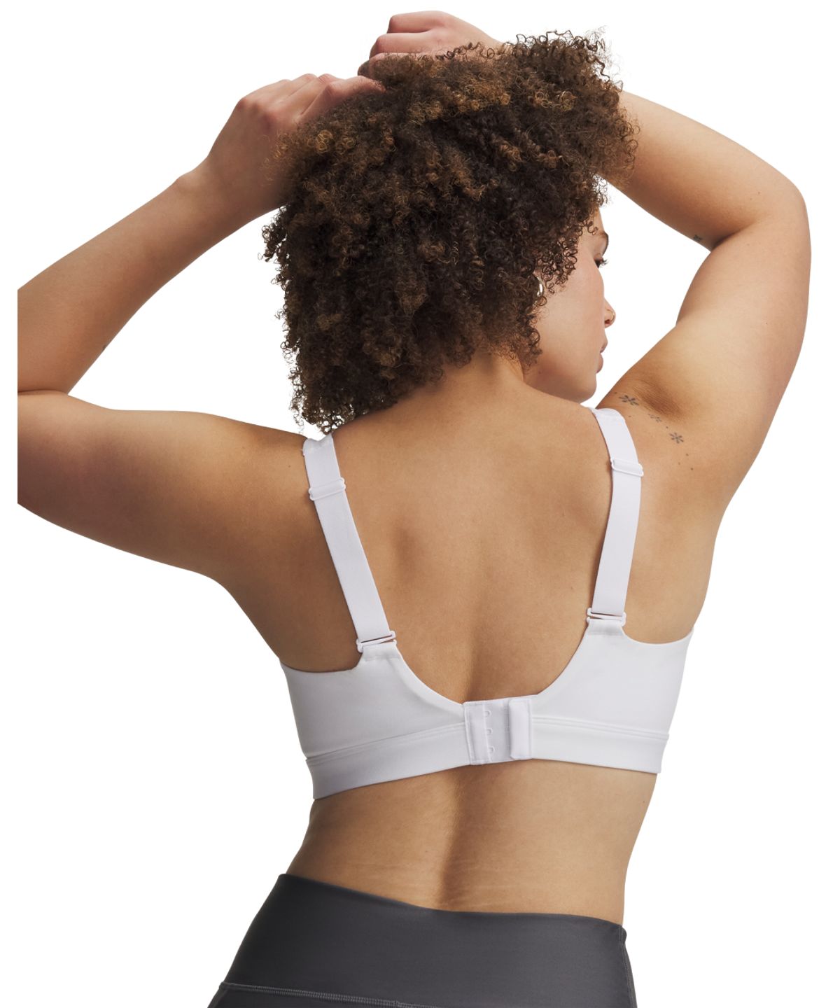 언더아머(UNDERARMOUR) 여성 에포트리스 하이 스포츠 브라 6011263-100