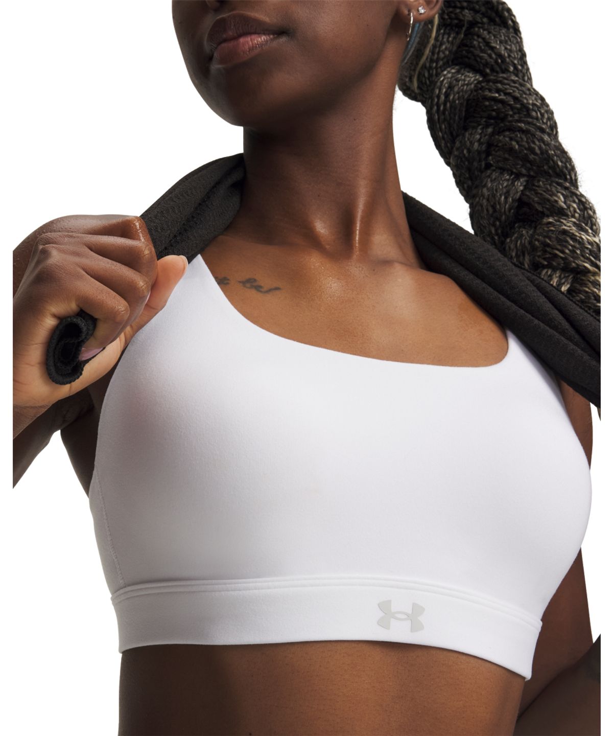 언더아머(UNDERARMOUR) 여성 에포트리스 하이 스포츠 브라 6011263-100