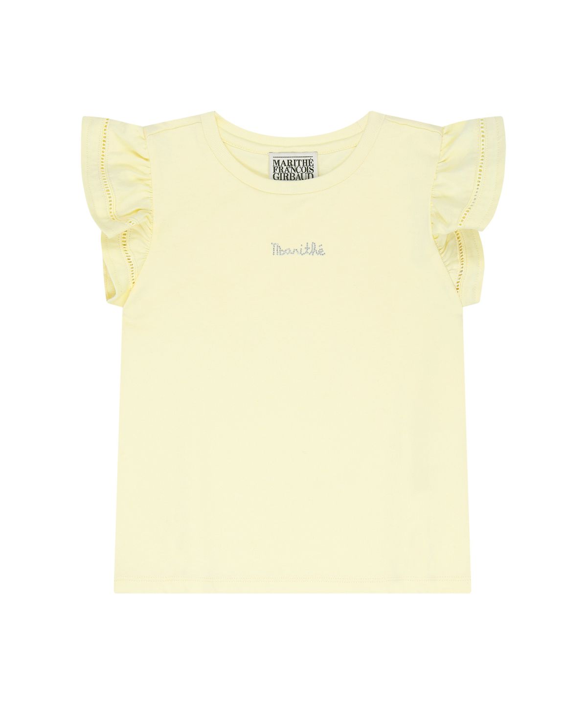 마리떼 키즈(MARITHÉ KIDS) KIDS W LACE FRILL SLEEVELESS light yellow