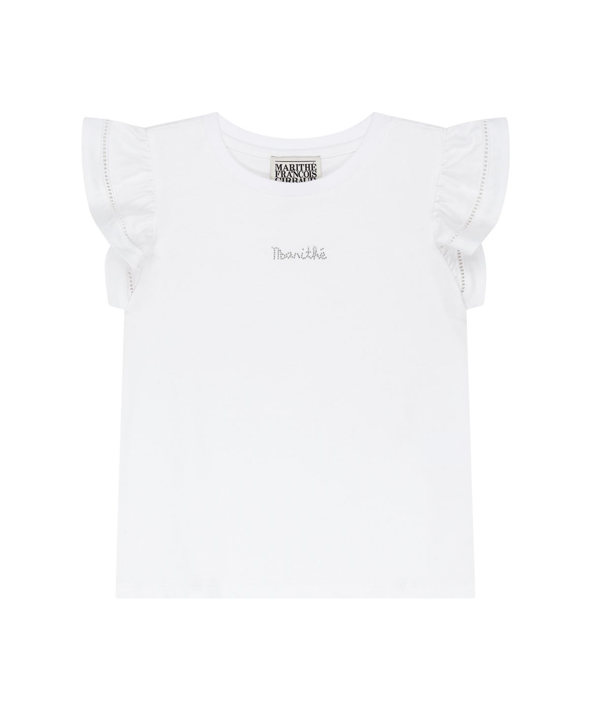 마리떼 키즈(MARITHÉ KIDS) KIDS W LACE FRILL SLEEVELESS white