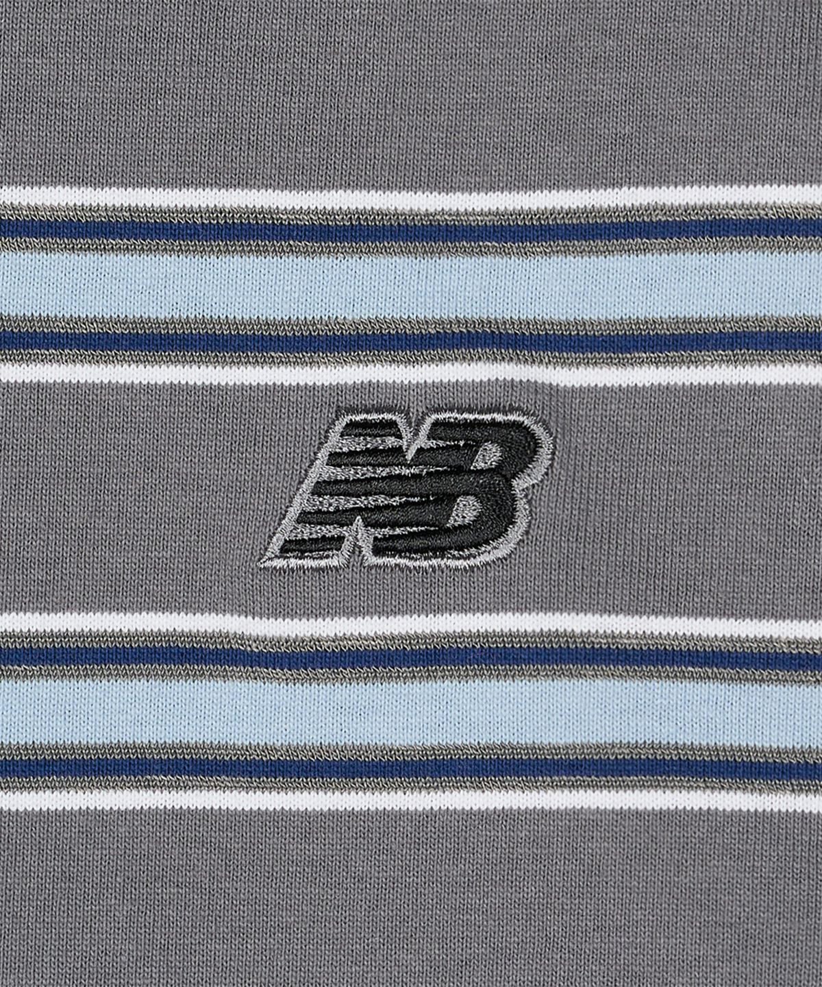 뉴발란스(NEW BALANCE) NBNEG21583 / UNI 트랙 클럽 스트라이프 반팔티 (LIGHT BLUE)