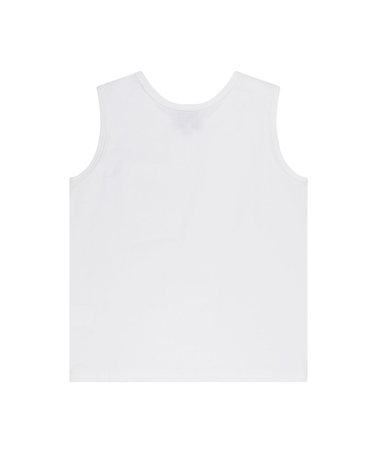 마리떼 키즈(MARITHÉ KIDS) KIDS DOODLE CLASSIC LOGO POCKET SLEEVELESS white
