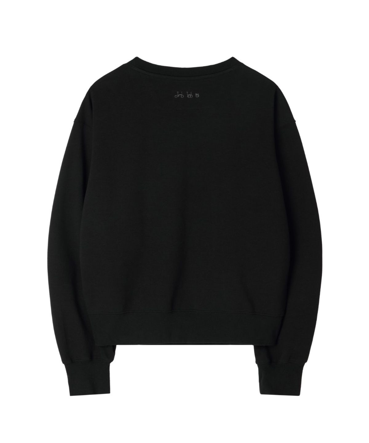 브롬톤 런던(BROMPTON LONDON) W SWEATSHIRT - BLACK (P261WSW160)