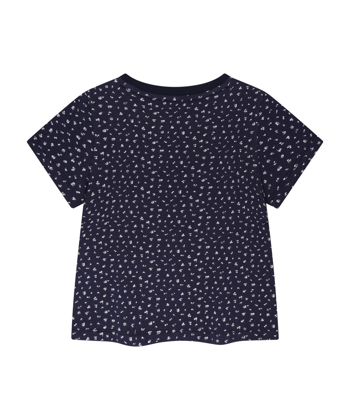 마리떼 키즈(MARITHÉ KIDS) KIDS W ALL OVER FLOWER TEE navy