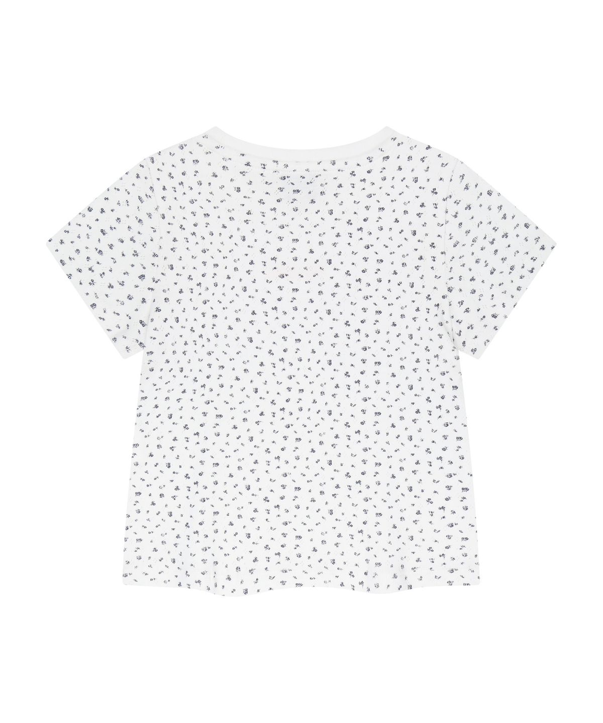 마리떼 키즈(MARITHÉ KIDS) KIDS W ALL OVER FLOWER TEE white